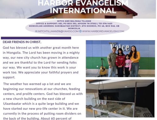 June 2026 Prayer Letters