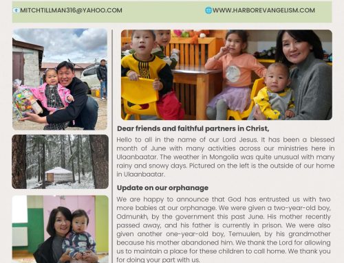 July 2026 Prayer Letters
